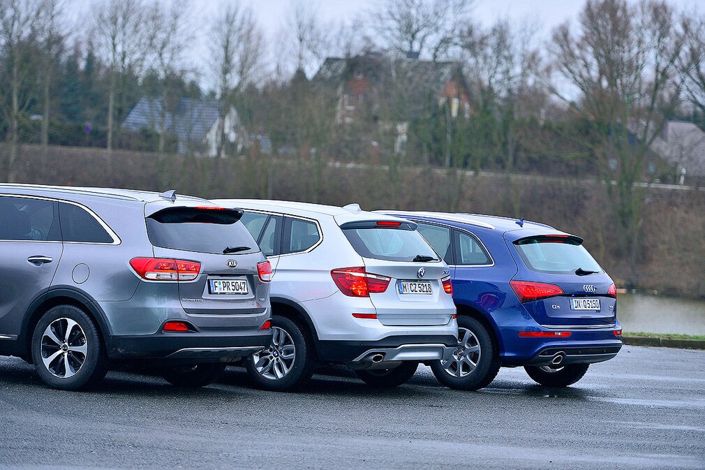 Audi Q3 BMW X3 Kia Sorento