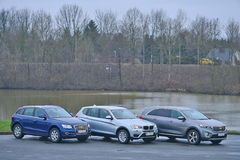 Audi Q3 BMW X3 Kia Sorento