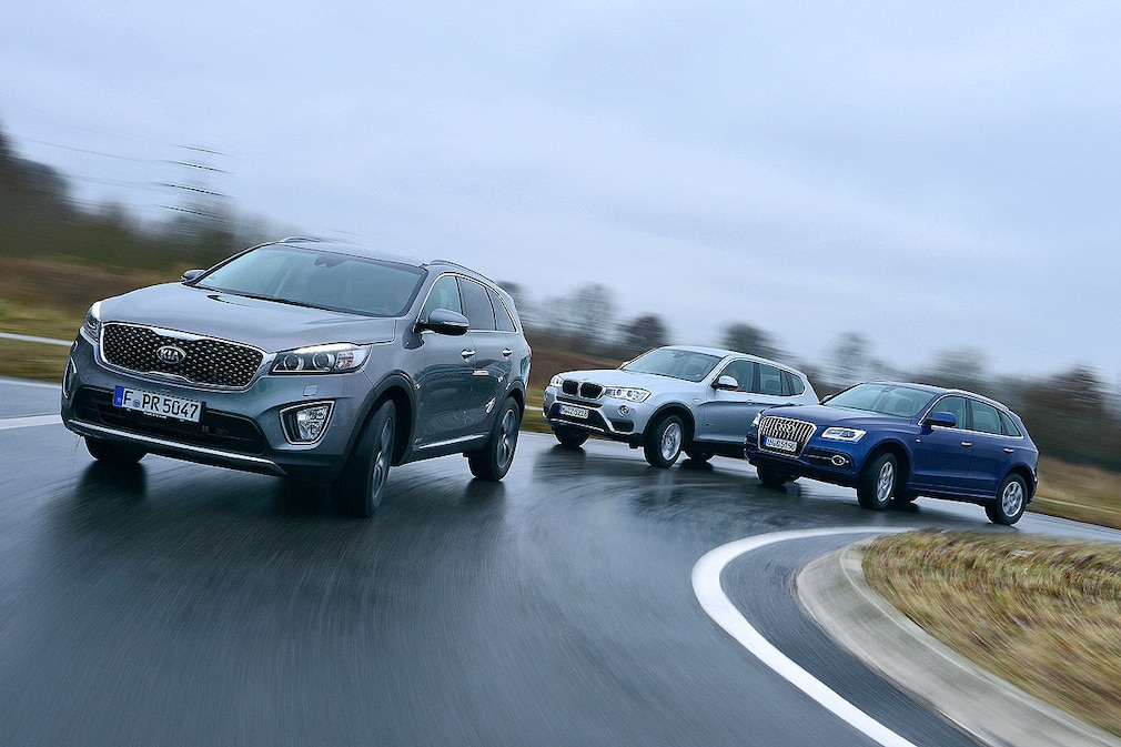 Audi Q3 BMW X3 Kia Sorento