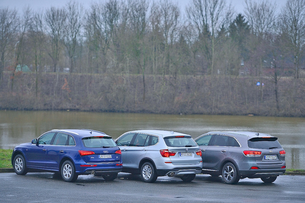 Audi Q3 BMW X3 Kia Sorento