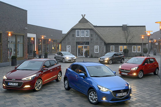 Fünf Kleinwagen im Test