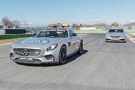 Formel 1 2015: Mercedes AMG GT S Safety Car und C 63 S Medical Car