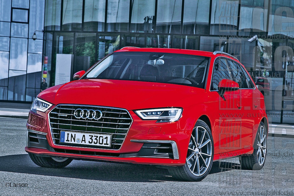 Audí A3 Sportback Facelift Illustration