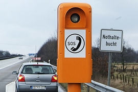 Notufsäule Nothaltebucht