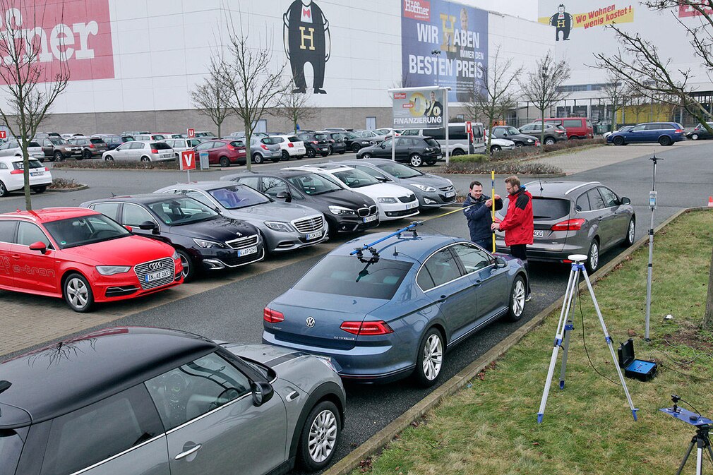 Neun Einparkautomaten im Test
