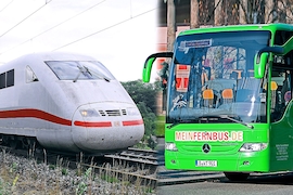 Bahn und Bus