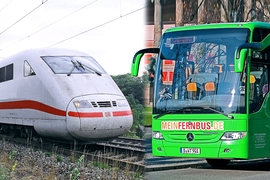 Bahn und Bus