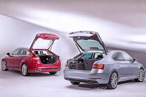 Skoda Superb und Ford Mondeo Heckansicht