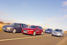 Vier Kombis im Vergleich