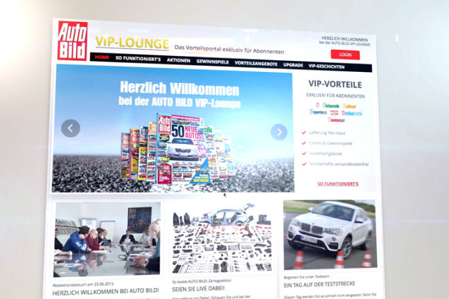 Video AUTO BILD VIPLounge autobild.de