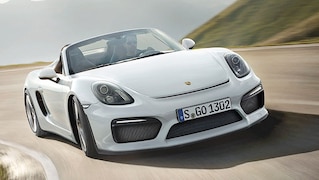 Sitzprobe im Boxster Spyder