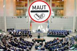 Maut Bundestag Montage