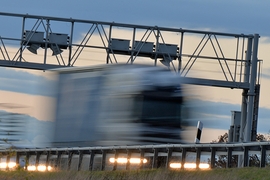Lkw-Mautkontrolle
