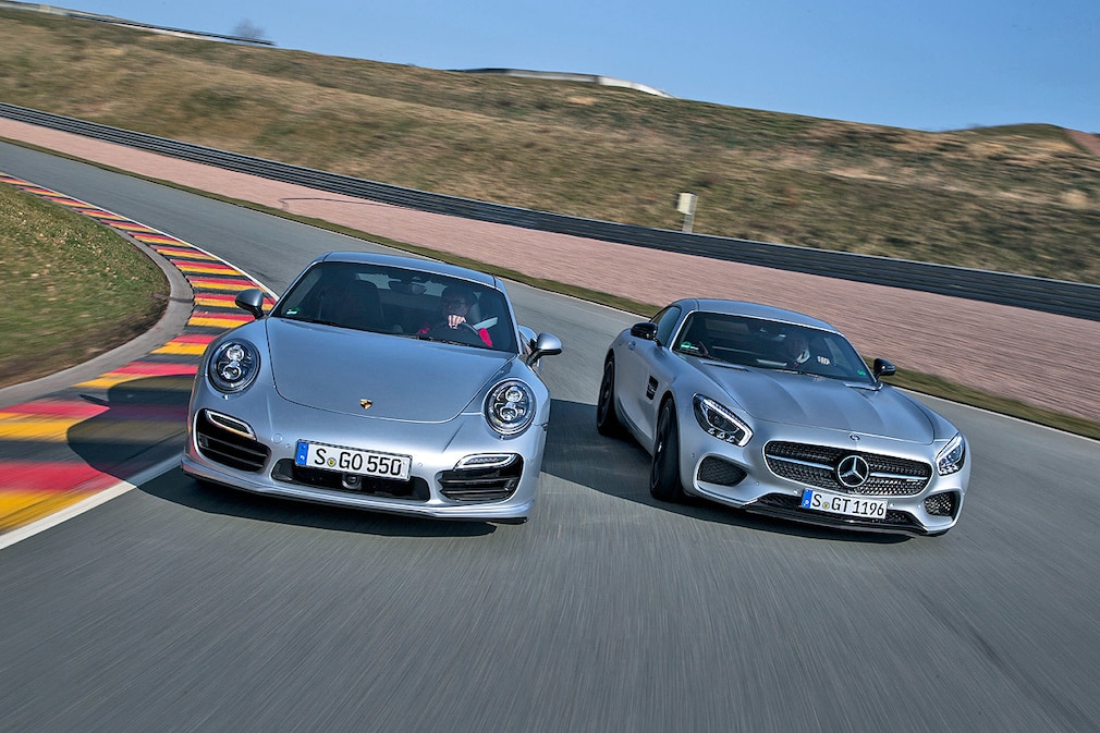 Mercedes-AMG GT S Porsche 911 Turbo