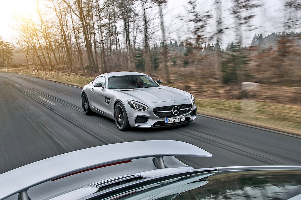 Porsche 911 Turbo Mercedes AMG GT S