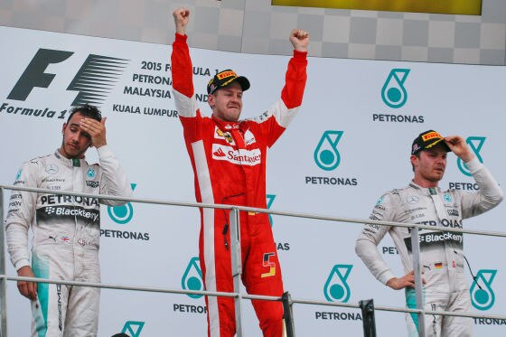 Hamilton, Vettel & Rosberg