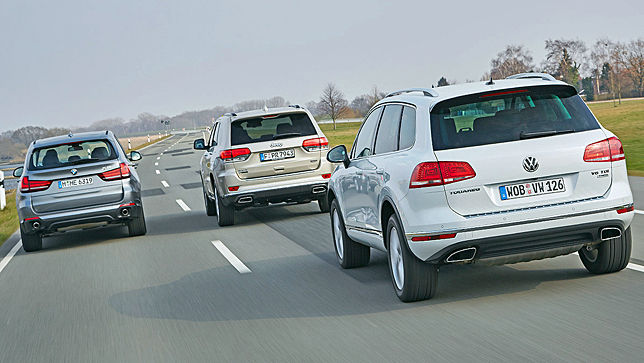 X5 vs. Touareg vs. Grand Cherokee