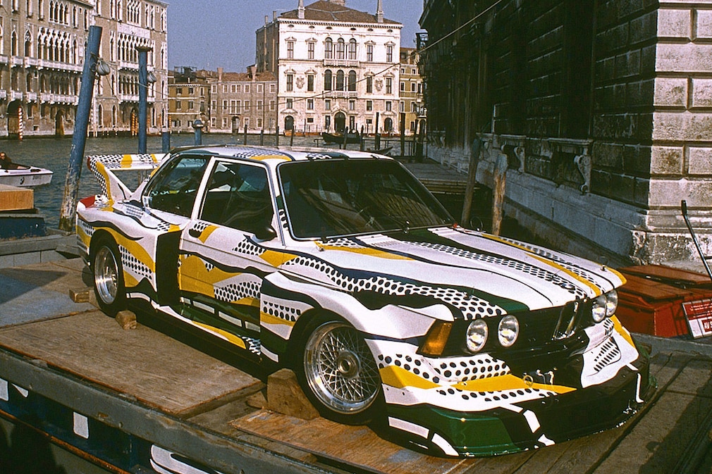 BMW Art Car 320i von Roy Lichtenstein in Venedig BMW Art Car 320i von Roy Lichtenstein in Venedig