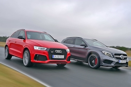 Audi RS Q3 Mercedes GLA 45 AMG