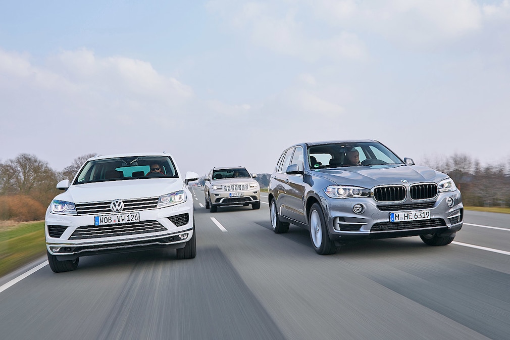 VW Touareg Jeep Grand Cherokee BMW X5