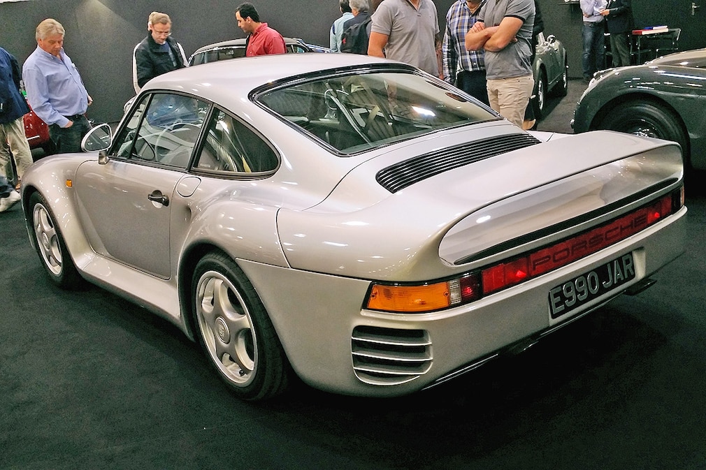 Porsche 959 für den ein Schweizer Händler 1,2 Millionen Euro aufruft