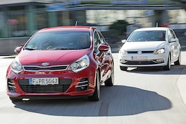 Kia Rio VW Polo