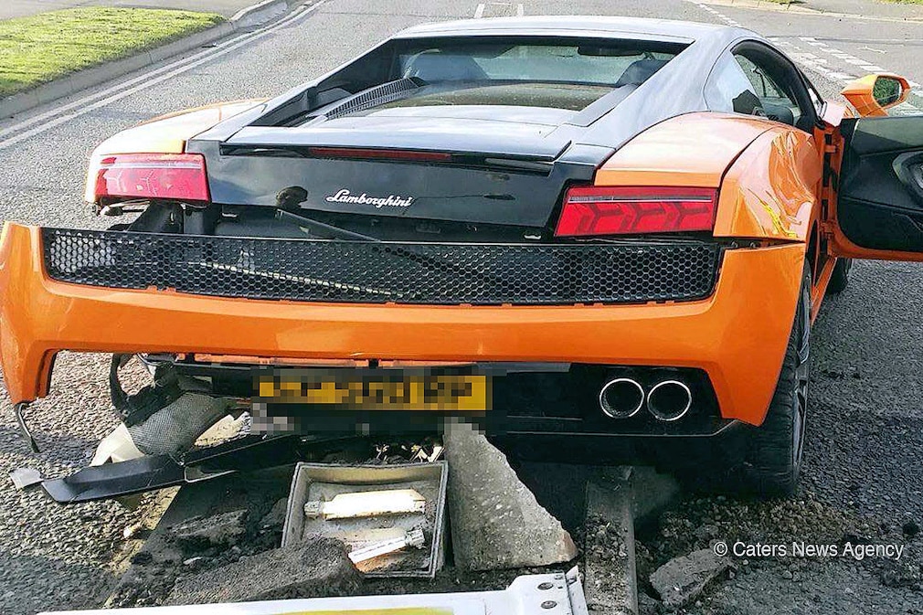 Lamborghini Gallardo: Crash