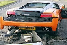 Lamborghini Gallardo: Crash