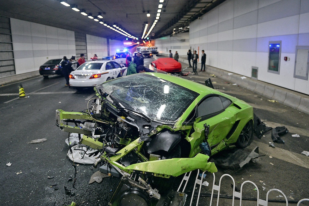 Lamborghini Gallardo Horror-Crash