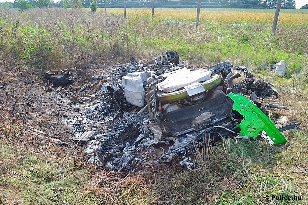 Porsche 918 Spyder: Crash