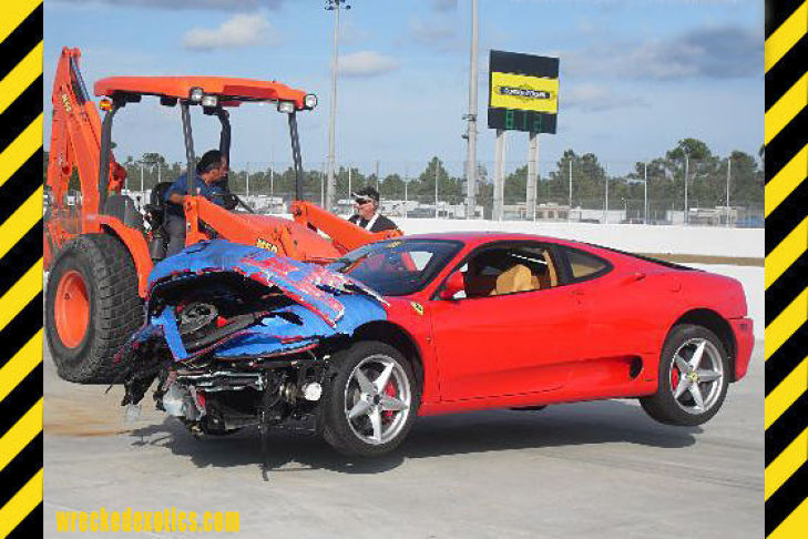 Supercar Crash Ferrari