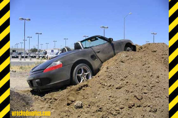 Supercar Crash Unfall Porsche
