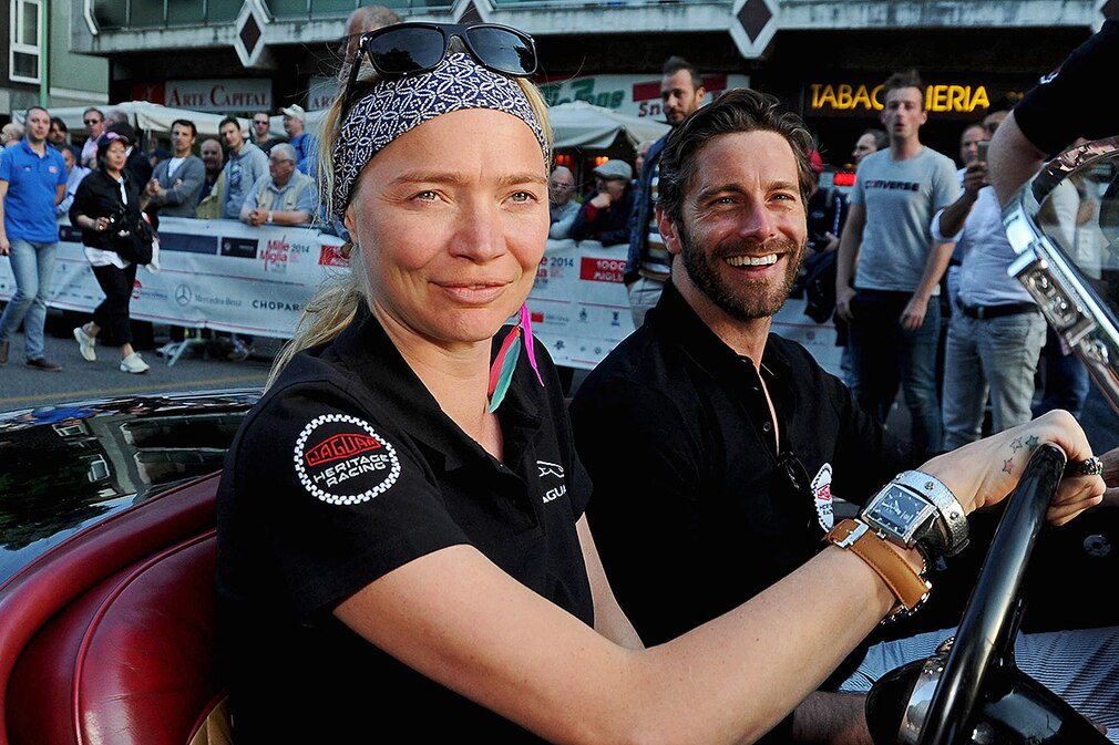 Mille Miglia 2014, JODIE KIDD E DAVID BLAKELEY