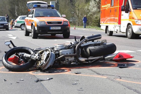 Symbolbild Motorradunfall