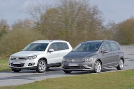 VW Tiguan VW Golf Sportsvan