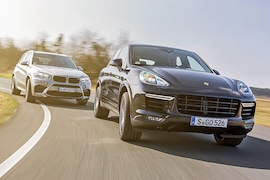 BMW X5 M Porsche Cayenne Turbo S