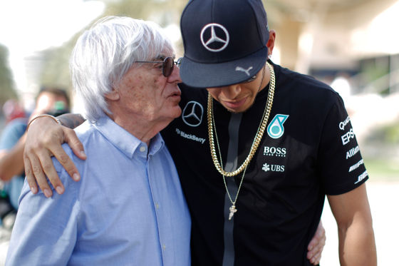 Ecclestone & Hamilton