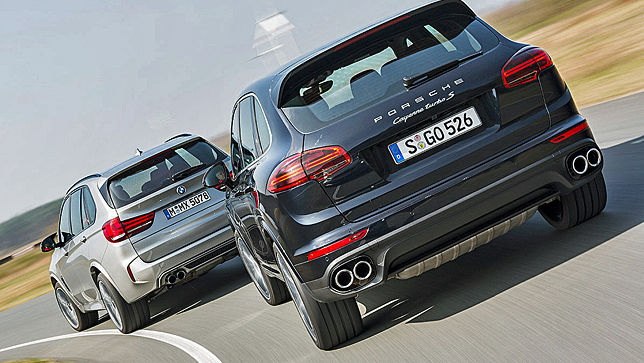 X5 M vs. Cayenne Turbo (2015)