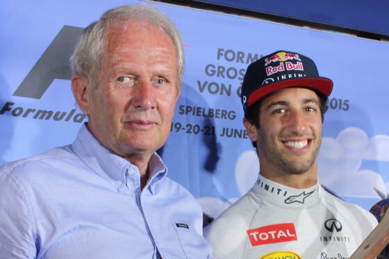 Helmut Marko & Daniel Ricciardo