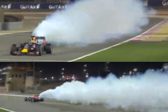 Red Bull Renault Motorschaden