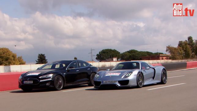 Model S P85D vs. 918 Spyder