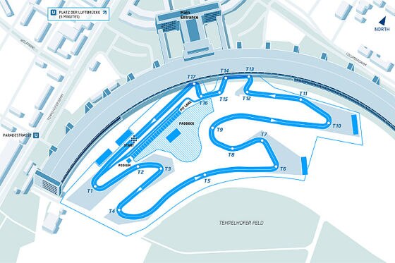 Formel E Rundkurs Berlin