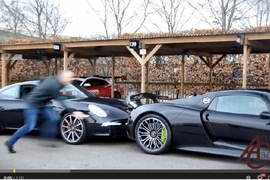Porsche 918 Spyder/911: Parkrempler