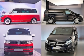 VW T6 gegen Mercedes V-Klasse