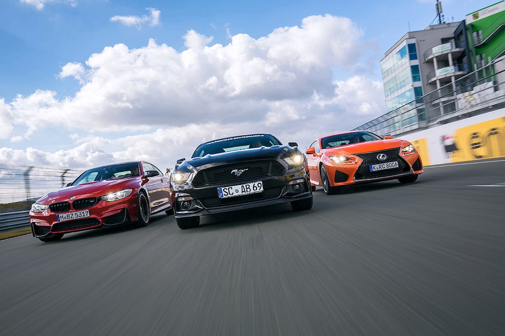 BMW M4   Ford Mustang GT   Lexus RC F TVD