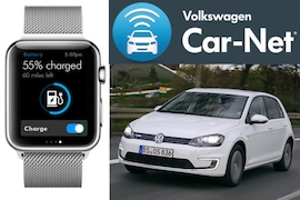 VW Car-Net und Apple Watch: Neue Connected Car-Features