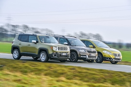 Jeep Renegade Skoda Yeti Suzuki SX4