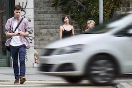 Gefahren durch Smartphones: Youtube-Video