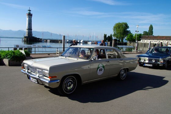 Im Opel Kapitän durch Lindau