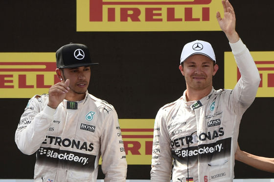 Hamilton & Rosberg